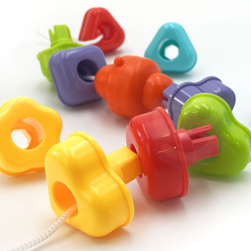 WOOPIE BABY Kosz Kwiatów Sorter Układanka Edukacyjna Nawlekanka - obrazek 8