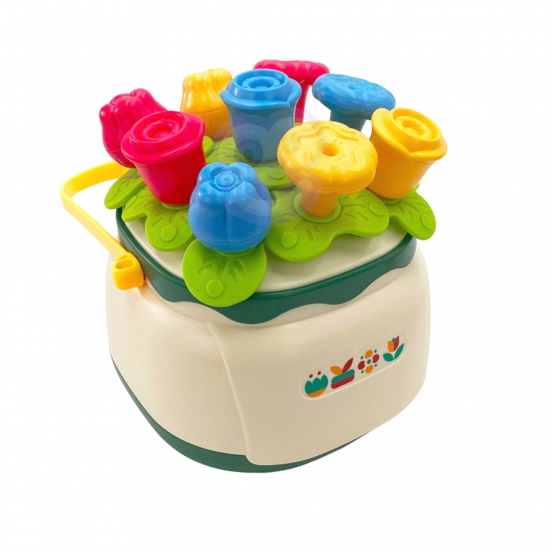 WOOPIE BABY Kosz Kwiatów Sorter Układanka Edukacyjna Nawlekanka - obrazek 10