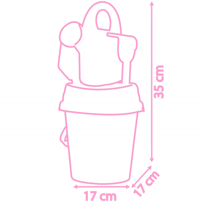 SMOBY Wiaderko Disney Princess z Akcesoriami - obrazek 2