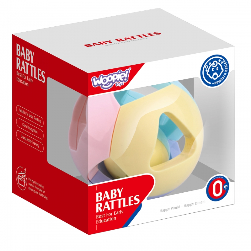 WOOPIE BABY Pastelowa Grzechotka Kula do Raczkowania 0m+ - obrazek 7