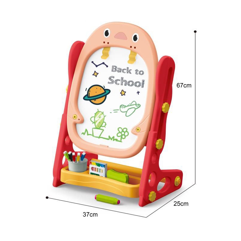 WOOPIE Dwustronna Tablica Magnetyczna do Rysowania i Nauki Liczb oraz Liter 56 el. - obrazek 9