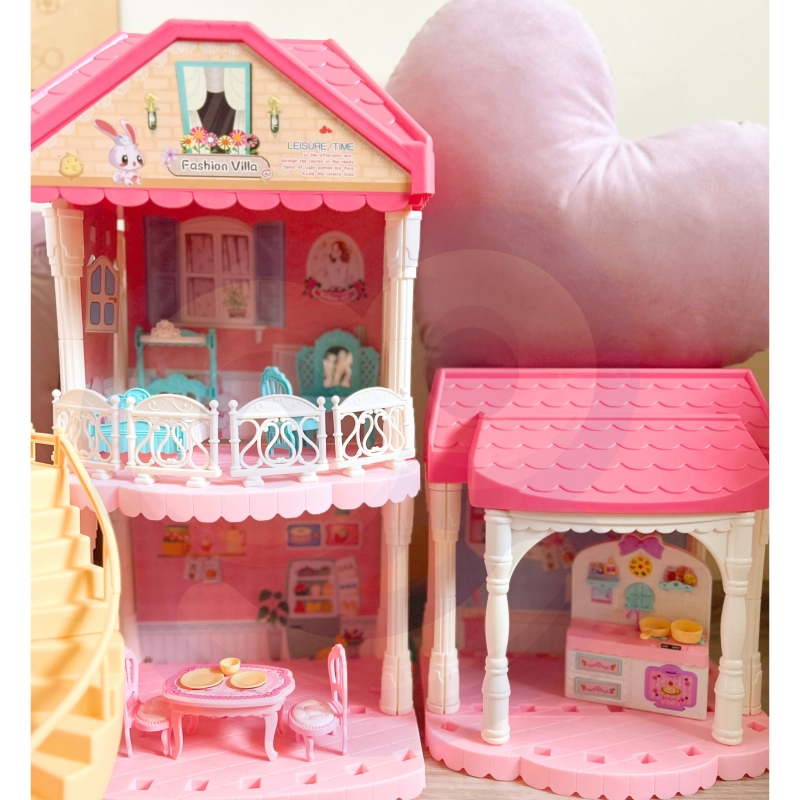 WOOPIE Domek dla Lalek CASTLE VILLA XXL - obrazek 9