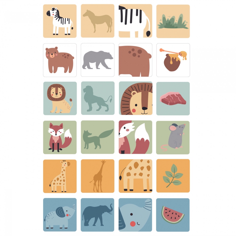 TOOKY TOY Gra Zręcznościowa "Chwiejąca się Wieża" Zwierzęta 82 el. - obrazek 8