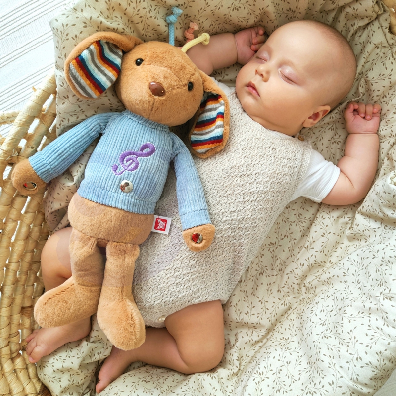 WOOPIE Interaktywny Piesek Przytulanka z Dźwiękiem i Światłem - obrazek 2