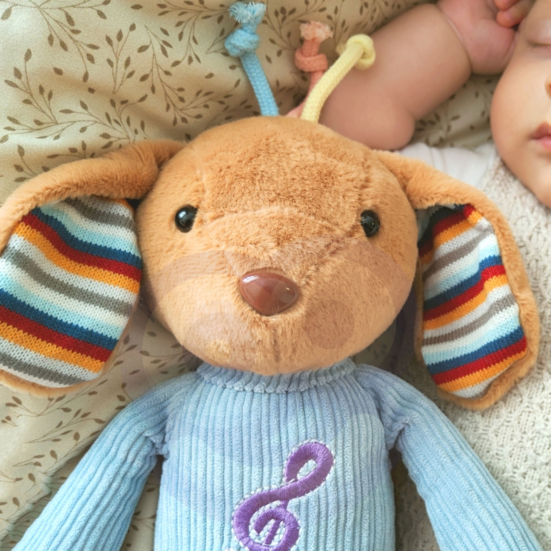 WOOPIE Interaktywny Piesek Przytulanka z Dźwiękiem i Światłem - obrazek 3