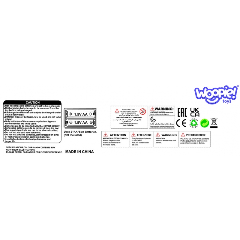 WOOPIE Interaktywny Piesek Przytulanka z Dźwiękiem i Światłem - obrazek 7