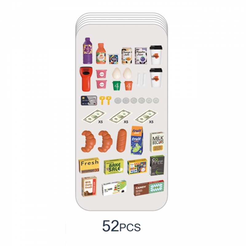 WOOPIE Interaktywny Super Market dla Dzieci Akcesoria - obrazek 5