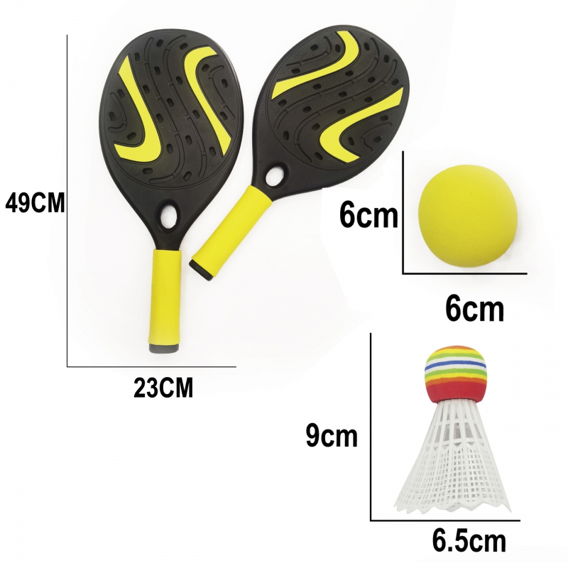 WOOPIE Rakieta z Piłką Piankową i Lotką- Zestaw Plażowo Ogrodowy - obrazek 4