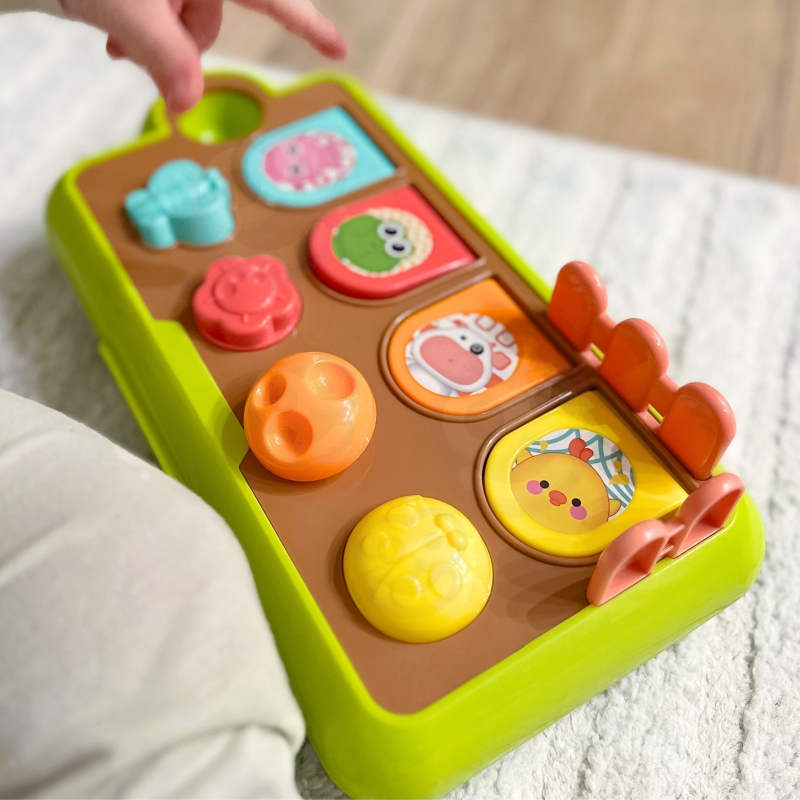 WOOPIE BABY Zabawka Edukacyjna Wyskakujące Zwierzątka Szczęśliwa Farma POP-UP - obrazek 7