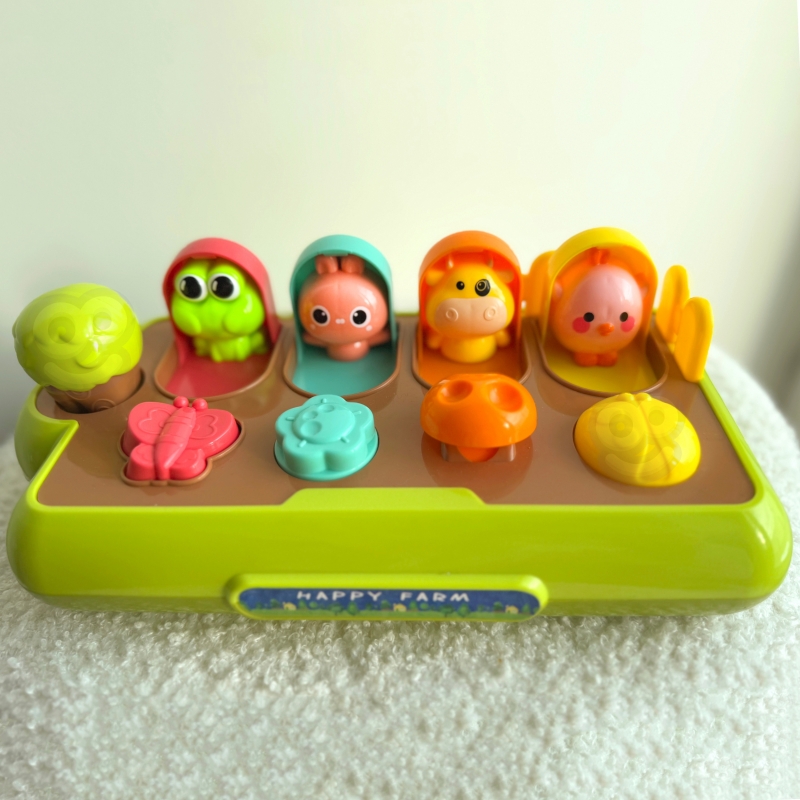 WOOPIE BABY Zabawka Edukacyjna Wyskakujące Zwierzątka Szczęśliwa Farma POP-UP - obrazek 8