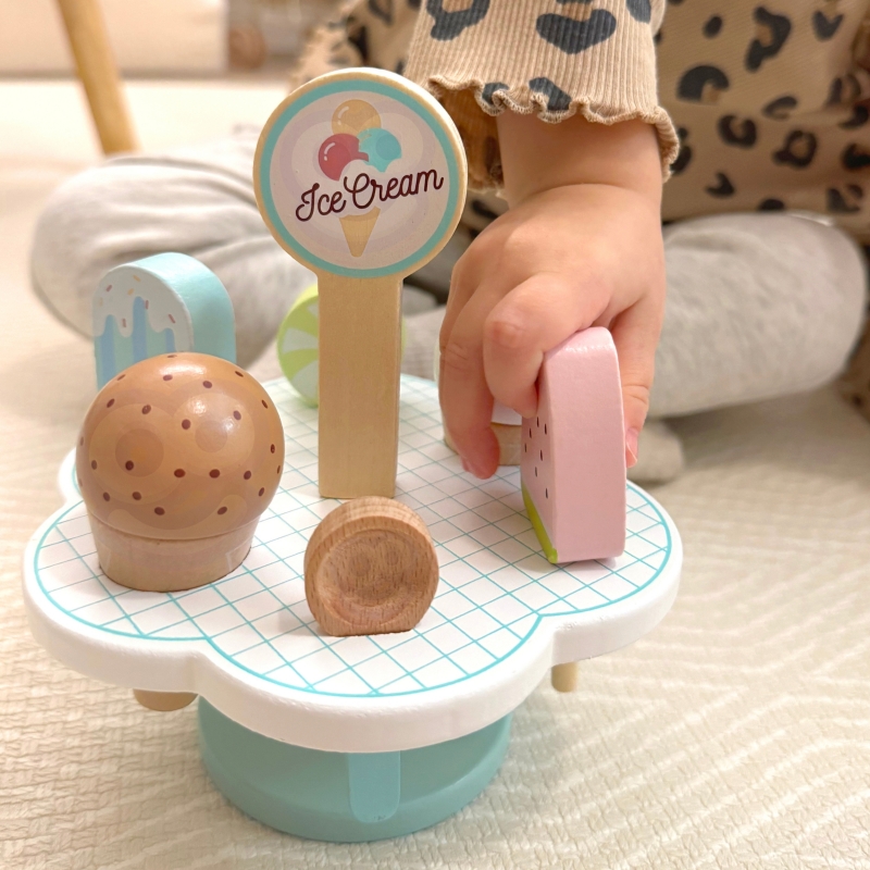 TOOKY TOY Drewniane Lody Magnetyczne na Stojaku - obrazek 5