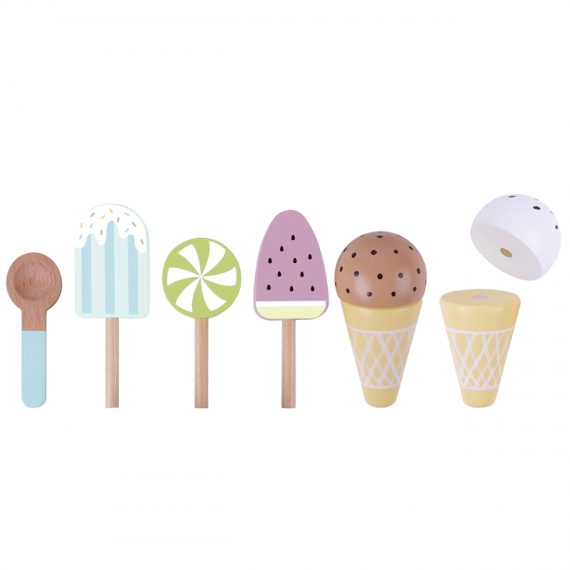 TOOKY TOY Drewniane Lody Magnetyczne na Stojaku - obrazek 11