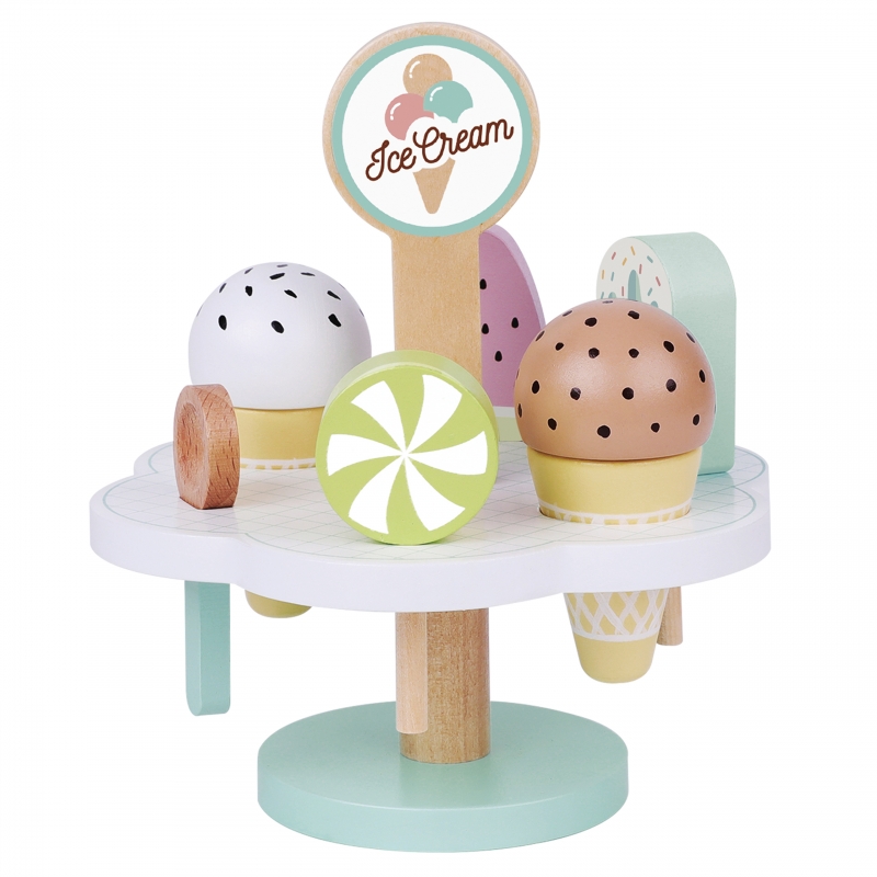 TOOKY TOY Drewniane Lody Magnetyczne na Stojaku - obrazek 12