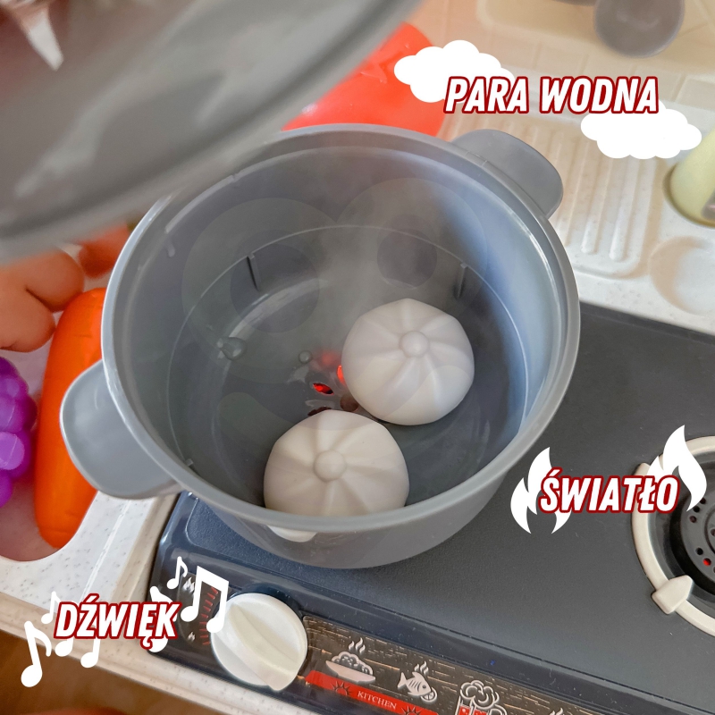 WOOPIE Kuchnia Interaktywna XL Para Wodna Kran z Wodą Akcesoria - obrazek 4