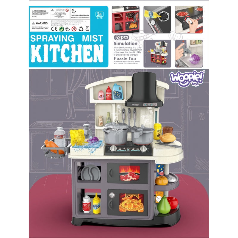 WOOPIE Kuchnia Interaktywna XL Para Wodna Kran z Wodą Akcesoria - obrazek 14