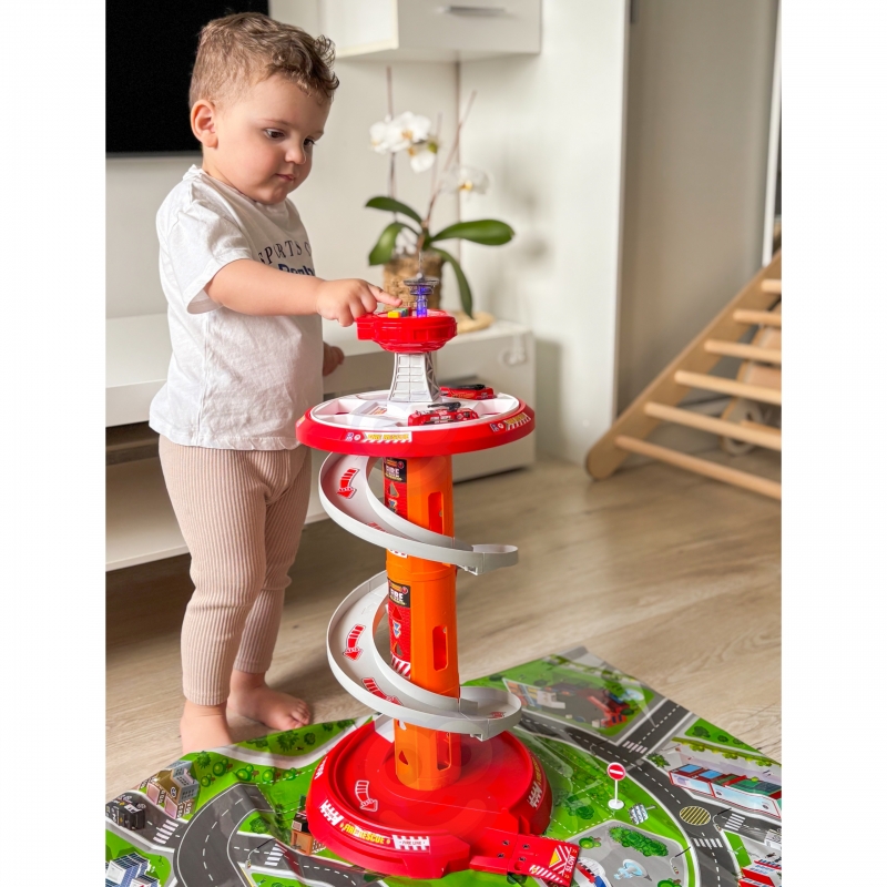 WOOPIE Tor Spirala Garaż dla Samochodzików 3 szt. - obrazek 3