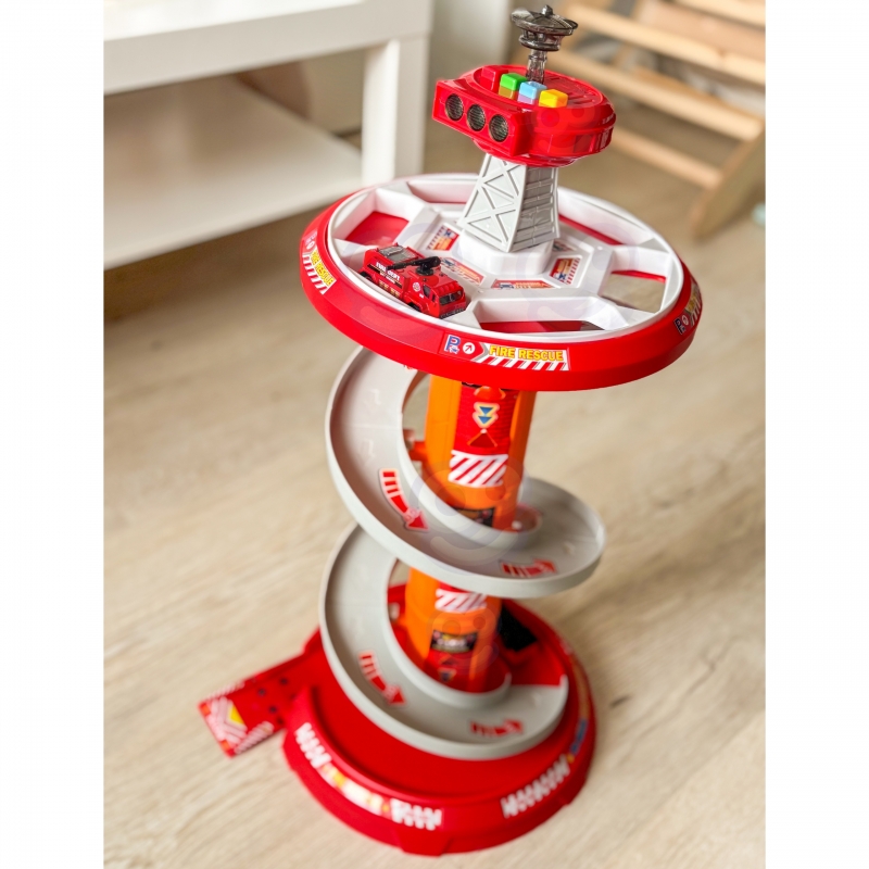 WOOPIE Tor Spirala Garaż dla Samochodzików 3 szt. - obrazek 5