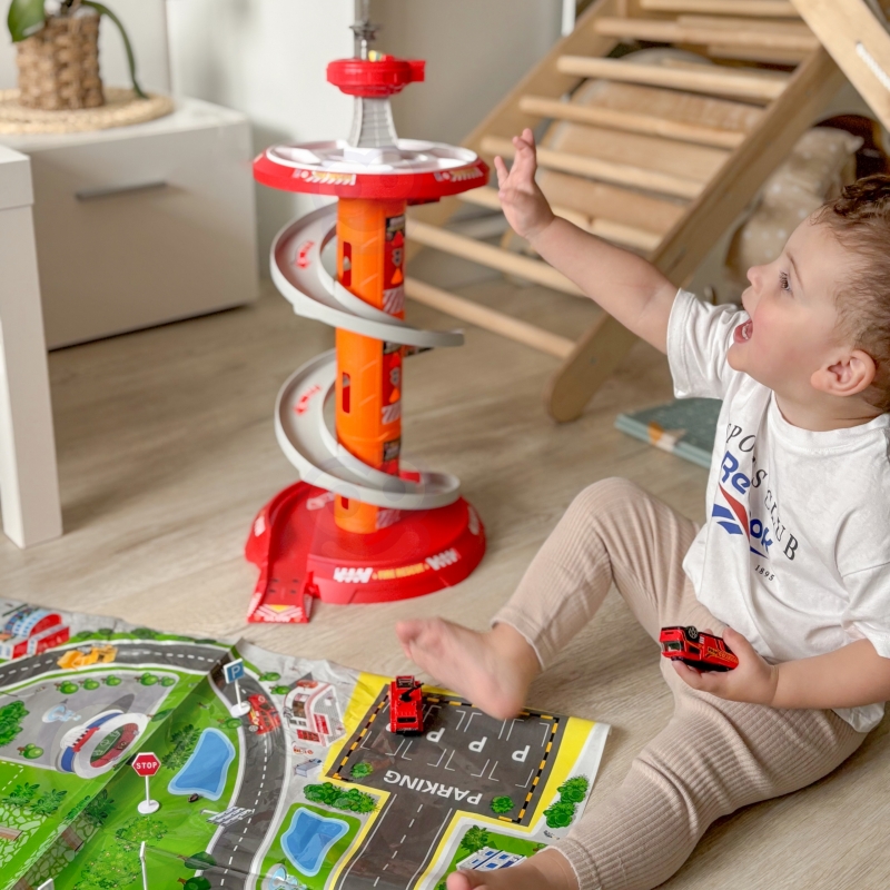 WOOPIE Tor Spirala Garaż dla Samochodzików 3 szt. - obrazek 6