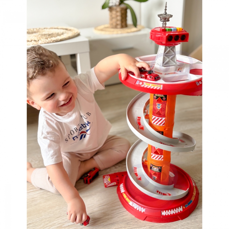 WOOPIE Tor Spirala Garaż dla Samochodzików 3 szt. - obrazek 8