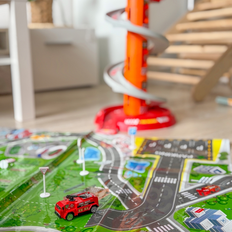 WOOPIE Tor Spirala Garaż dla Samochodzików 3 szt. - obrazek 9