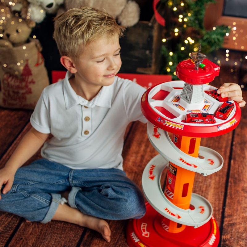 WOOPIE Tor Spirala Garaż dla Samochodzików 3 szt. - obrazek 10