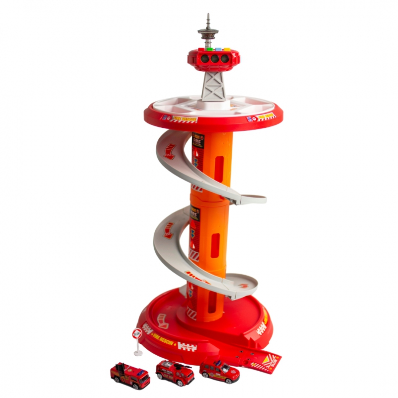 WOOPIE Tor Spirala Garaż dla Samochodzików 3 szt. - obrazek 12