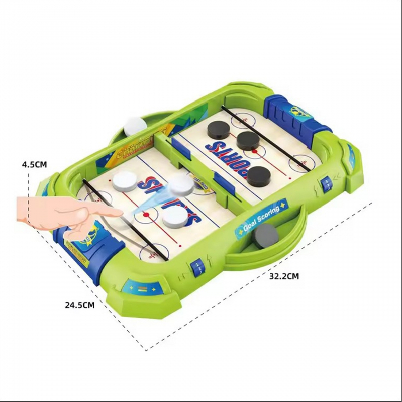 WOOPIE Gra Zręcznościowa 2w1 Mini Hokej Wyścigi - obrazek 9