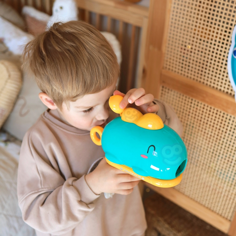 WOOPIE Gra w Rzutki Pistolet Dinozaur na Kulki Rzepy Tarcza Punkty Strzelanie - obrazek 3