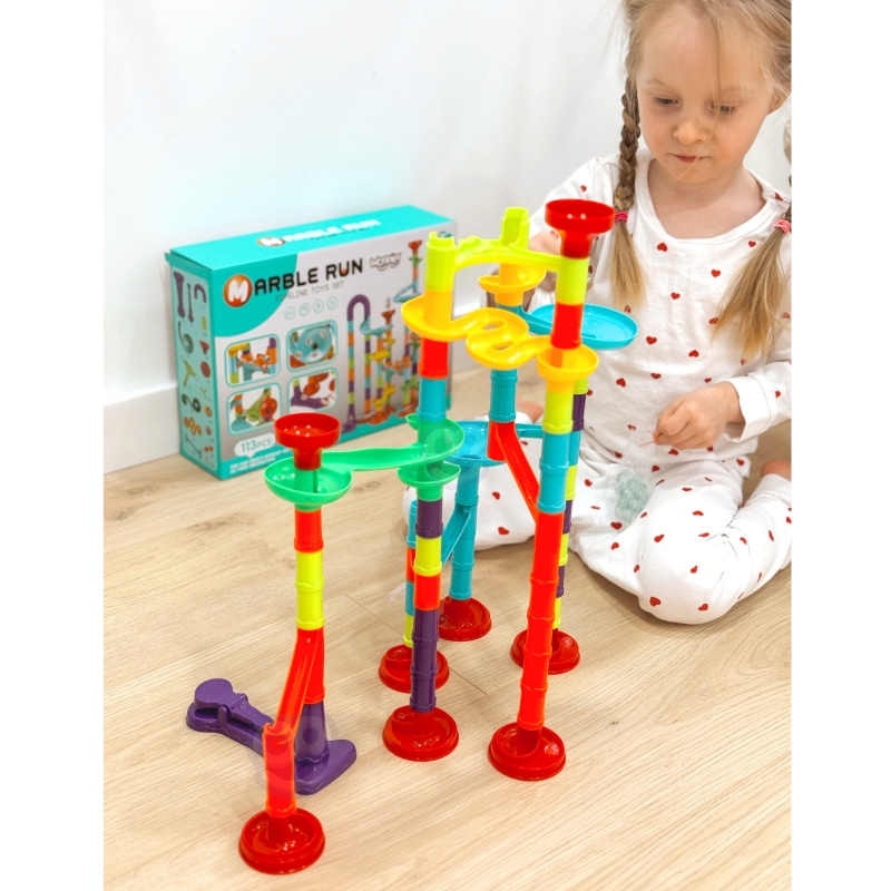 WOOPIE Kulodrom Tor Kulkowy Zestaw Spirala 113 el. - obrazek 3