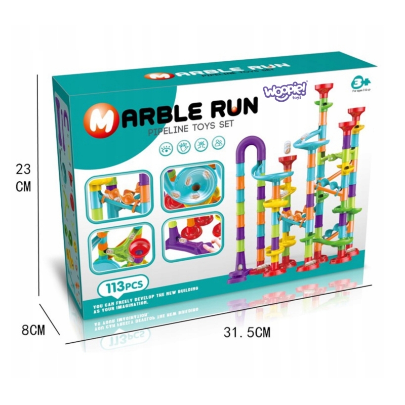 WOOPIE Kulodrom Tor Kulkowy Zestaw Spirala 113 el. - obrazek 10