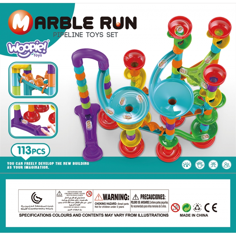 WOOPIE Kulodrom Tor Kulkowy Zestaw Spirala 113 el. - obrazek 11