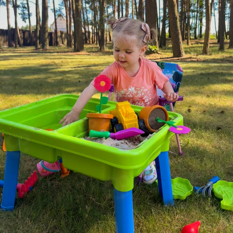 WOOPIE Stolik Wodny 2w1 Piaskownica 13 Akc. - obrazek 2