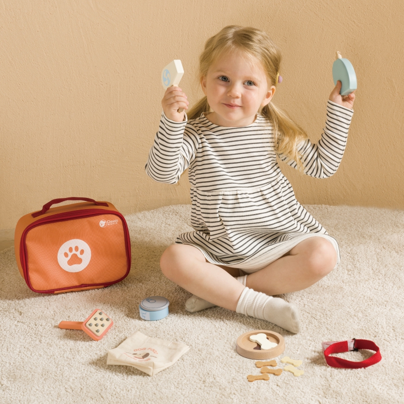 CLASSIC WORLD Przenośny Zestaw Pielęgnacyjny ''Opieka nas Zwierzakami" Weterynarz - obrazek 2