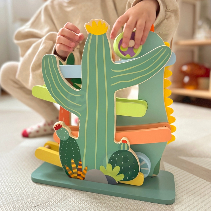 CLASSIC WORLD Kolorowa Zjeżdżalnia Tor Dinozaur 5 el. - obrazek 4