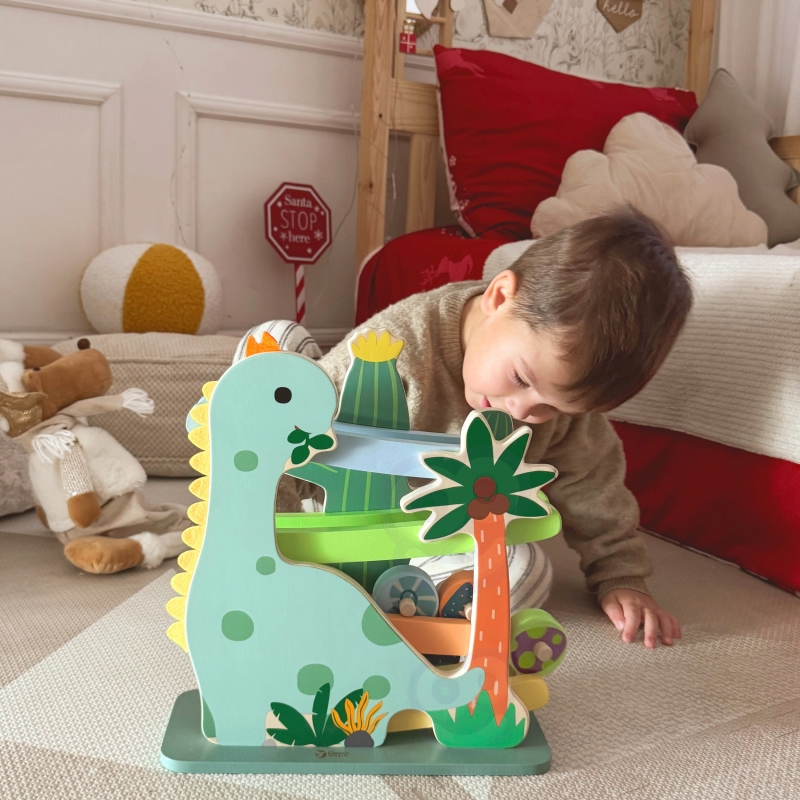 CLASSIC WORLD Kolorowa Zjeżdżalnia Tor Dinozaur 5 el. - obrazek 9