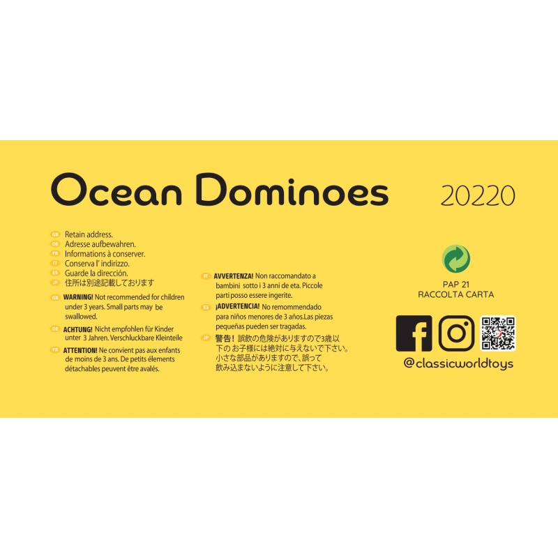 CLASSIC WORLD Drewniane Domino Tor Logiczny Przeszkód Układanka Montessori 100 el. - obrazek 10