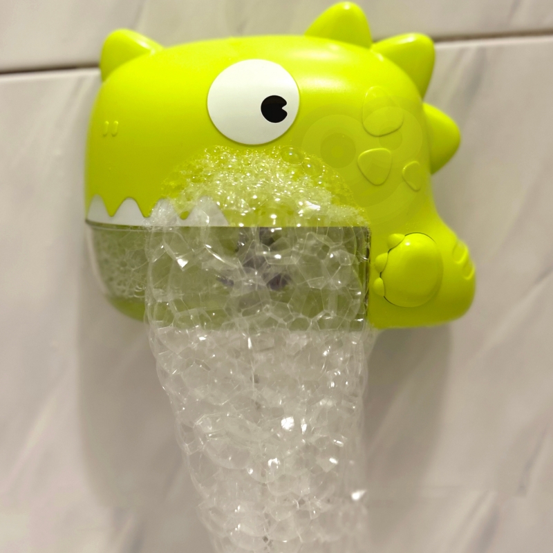 WOOPIE Zabawka do Kąpieli Dinozaur do Robienia Piany Pomarańczowy - obrazek 3