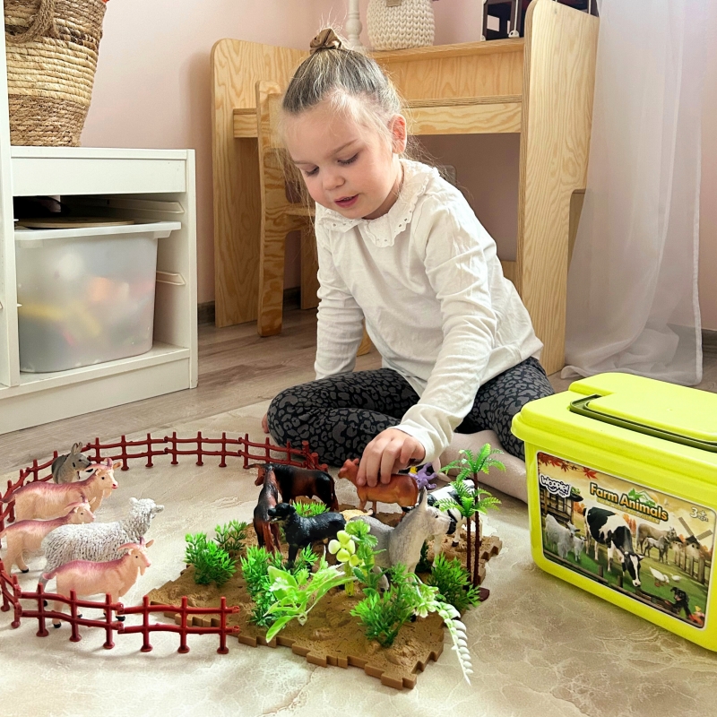 WOOPIE Zestaw Figurki Farma + Kuferek 57 el. - obrazek 2