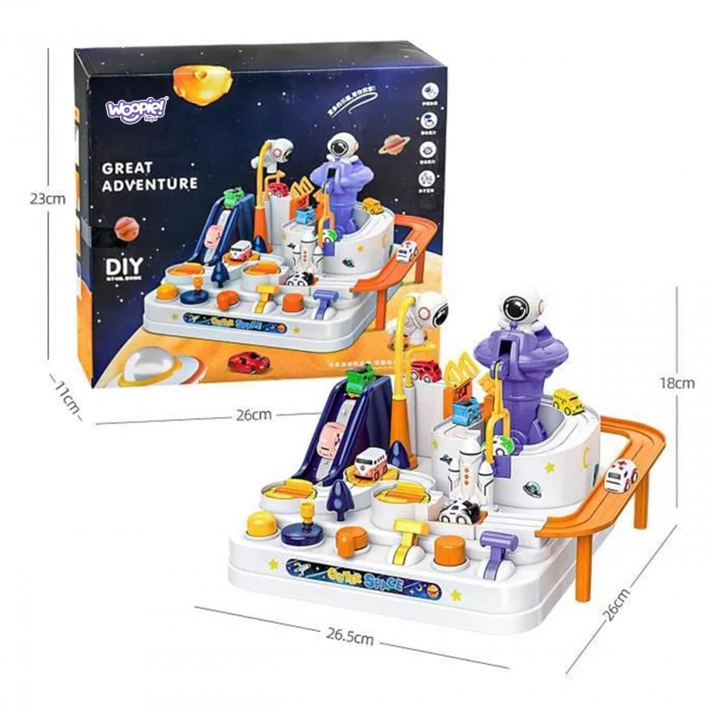 WOOPIE Interaktywny Tor Przeszkód dla Aut "Przygoda Astronauty" - obrazek 3