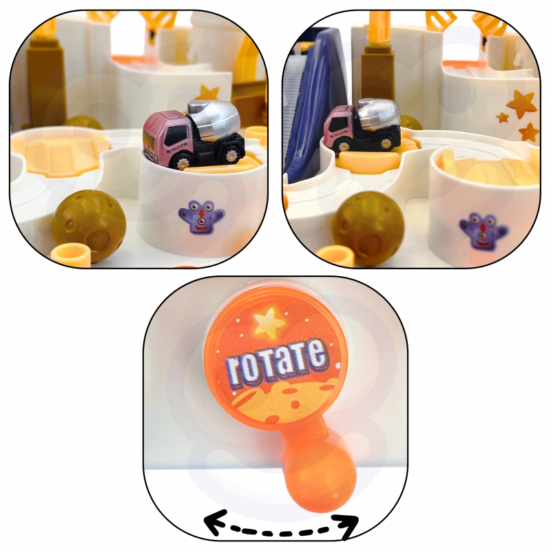 WOOPIE Interaktywny Tor Przeszkód Samochodowy " Kosmiczna Przygoda Astronauty" - obrazek 5