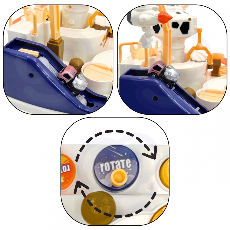 WOOPIE Interaktywny Tor Przeszkód Samochodowy " Kosmiczna Przygoda Astronauty" - obrazek 6