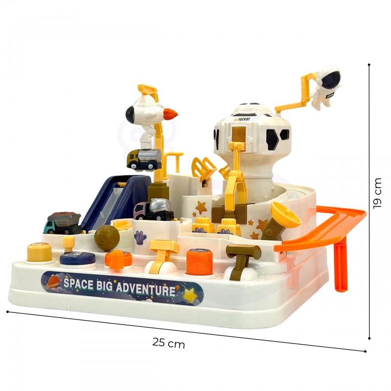 WOOPIE Interaktywny Tor Przeszkód Samochodowy " Kosmiczna Przygoda Astronauty" - obrazek 10