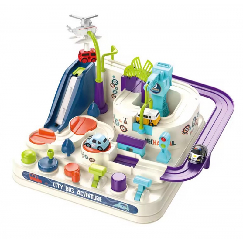 WOOPIE Interaktywny Tor Przeszkód Samochodowy "Pojazdy Miejskie" - obrazek 2