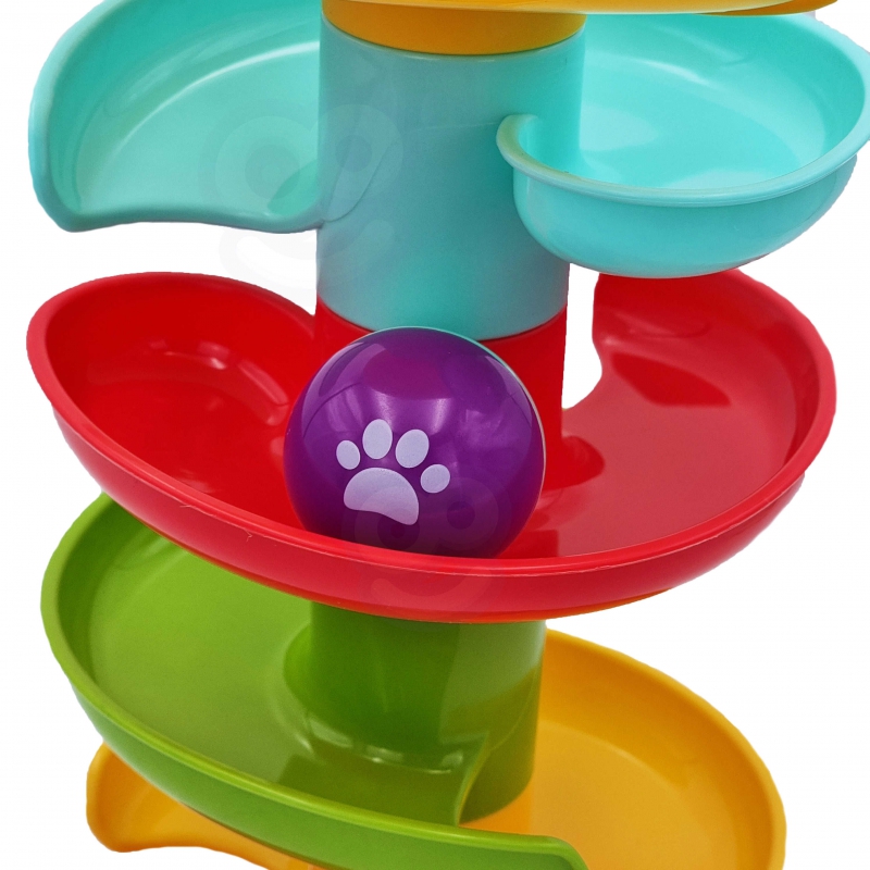 WOOPIE BABY Kulodrom Tor Kulkowy Zestaw Spirala + 2 Kulki - obrazek 7