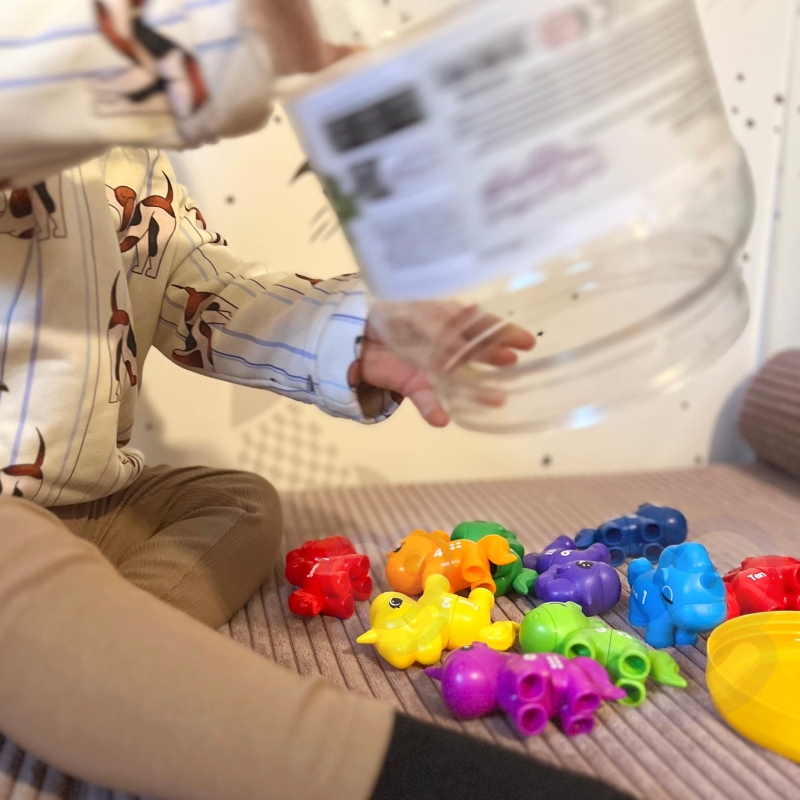 WOOPIE Zestaw Nauka Liczb Kolorów Montessori Figurki Jednorożce do Składania "Dopasuj Cyferki" 13 el. - obrazek 9