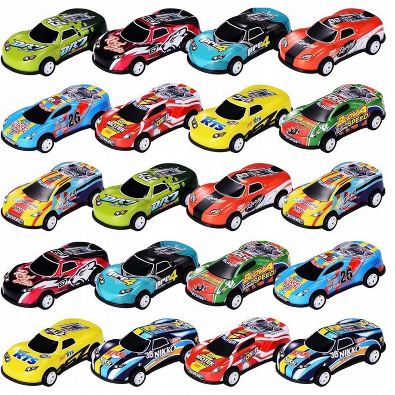 WOOPIE Zestaw Aut Wyścigowych w Pudełku 30 el. + Mata - obrazek 4