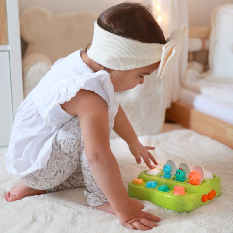 WOOPIE BABY Zabawka Edukacyjna Wyskakujące Dinozaury POP-UP - obrazek 2