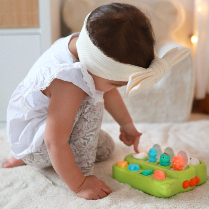 WOOPIE BABY Zabawka Edukacyjna Wyskakujące Dinozaury POP-UP - obrazek 3