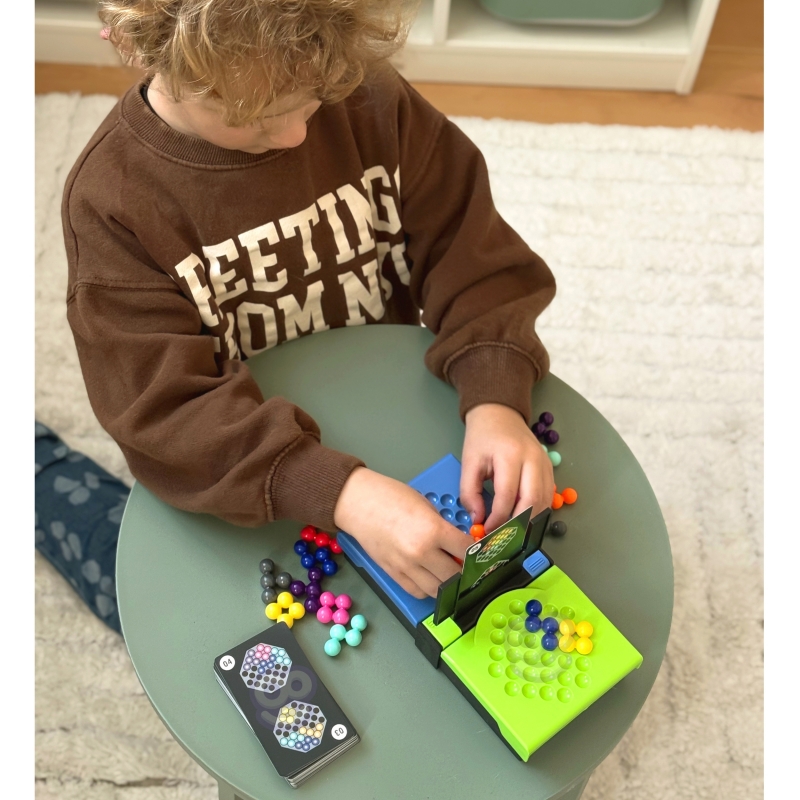 WOOPIE IQ Gra Logiczna Strategiczna Trening Mózgu "Head to Head" Układanie Wzoru na Czas - obrazek 5