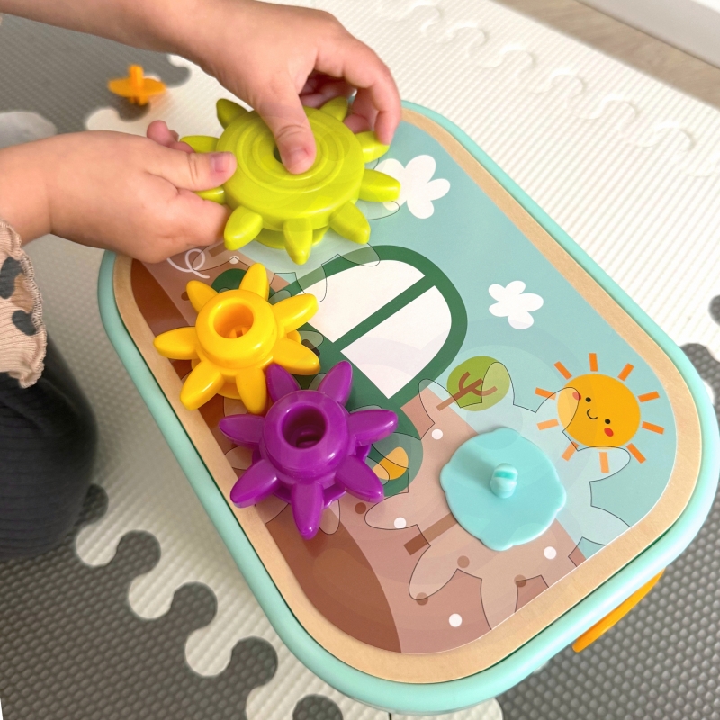 WOOPIE GREEN Konstrukcyjny BOX Motoryczny Montessori 12w1 FSC - obrazek 8